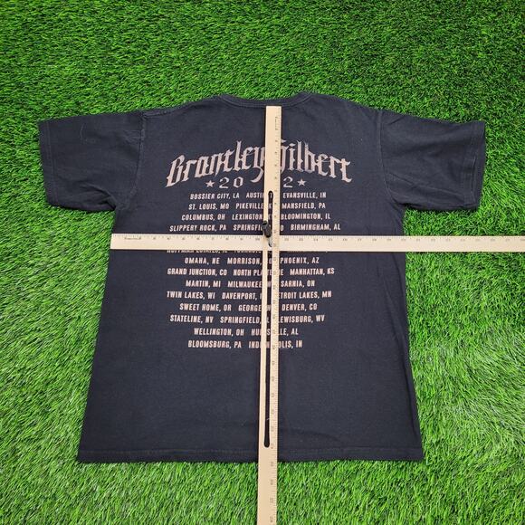 Brantley-Gilbert Shirt Womens Large 20x25 Black - Picture 5 of 13